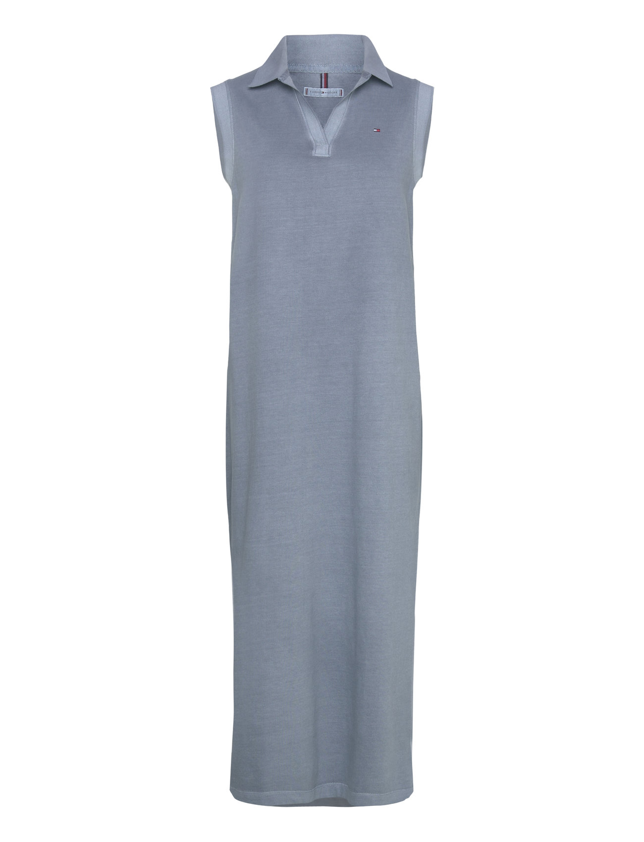 Rlx Gmd Slvlss Pq Midi Polo Drs Blue Tommy Hilfiger