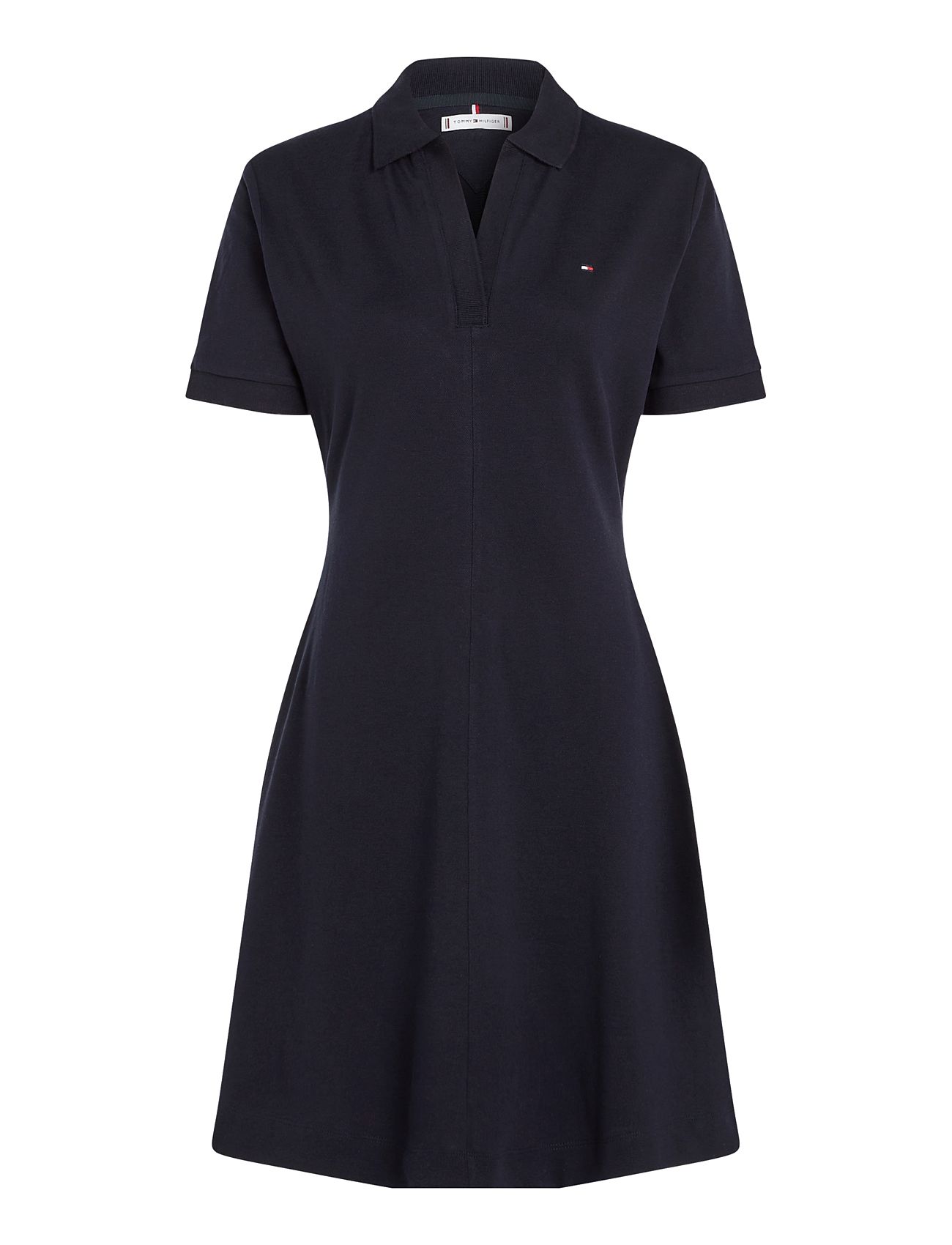 F&F Open Plckt Lycll Polo Drs Ss Blue Tommy Hilfiger