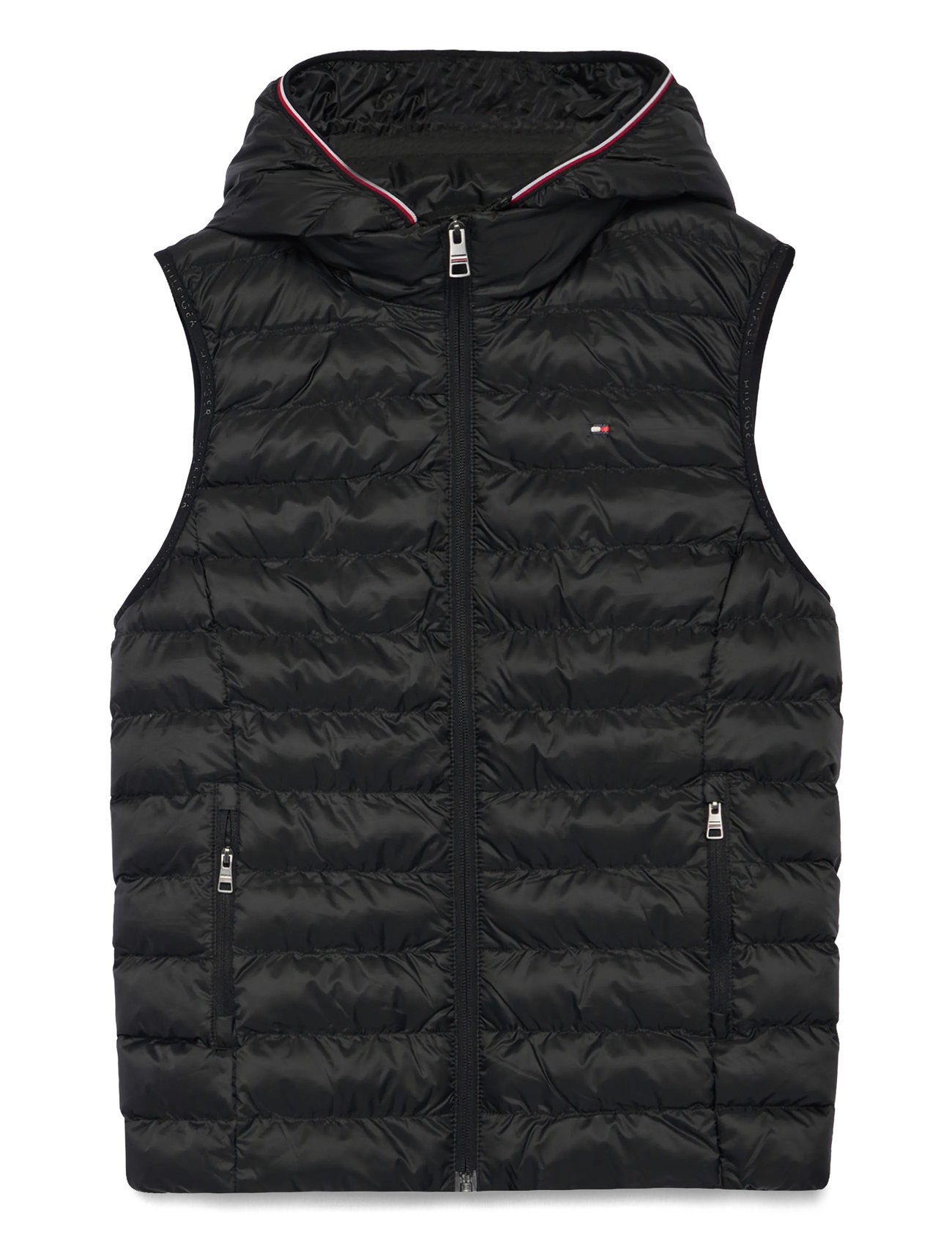 TOMMY HILFIGER Lw Gefüttert Global Stripe Vest Schwarz - XXS - Damen