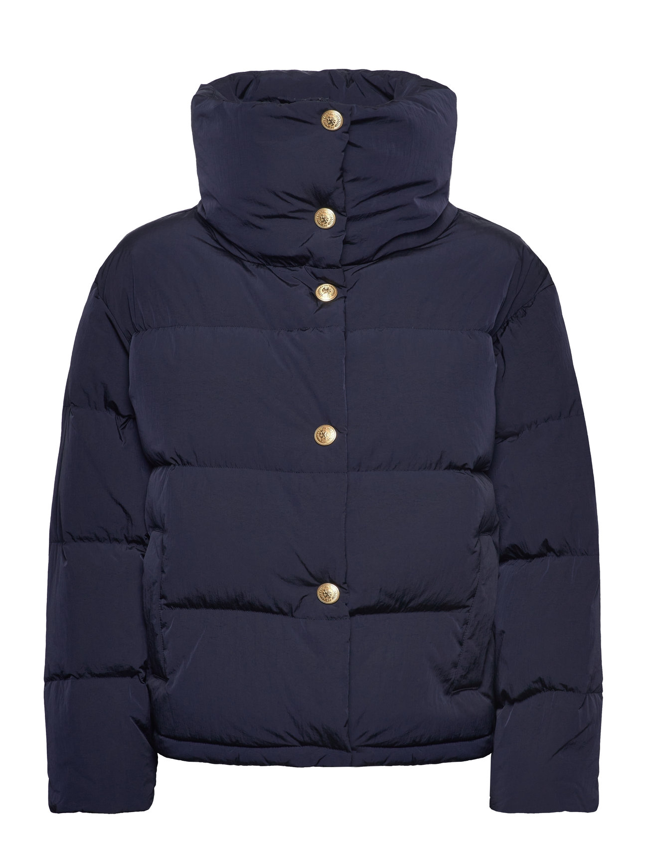 Gold Button Down Jacket Foret Jakke Navy Tommy Hilfiger