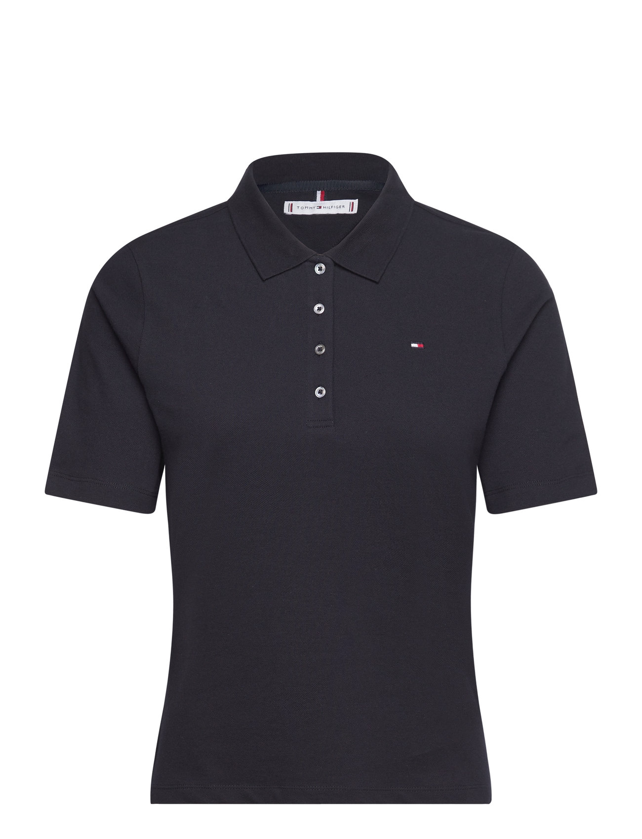 1985 Reg Pique Polo Ss Navy Tommy Hilfiger