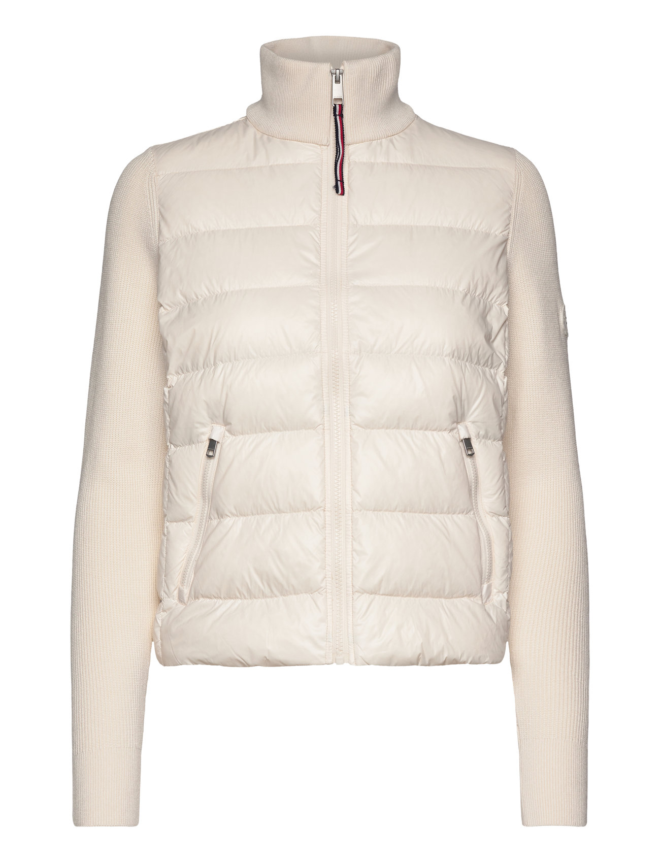 Lw Down Feminine Gloss Knit Jkt Cream Tommy Hilfiger