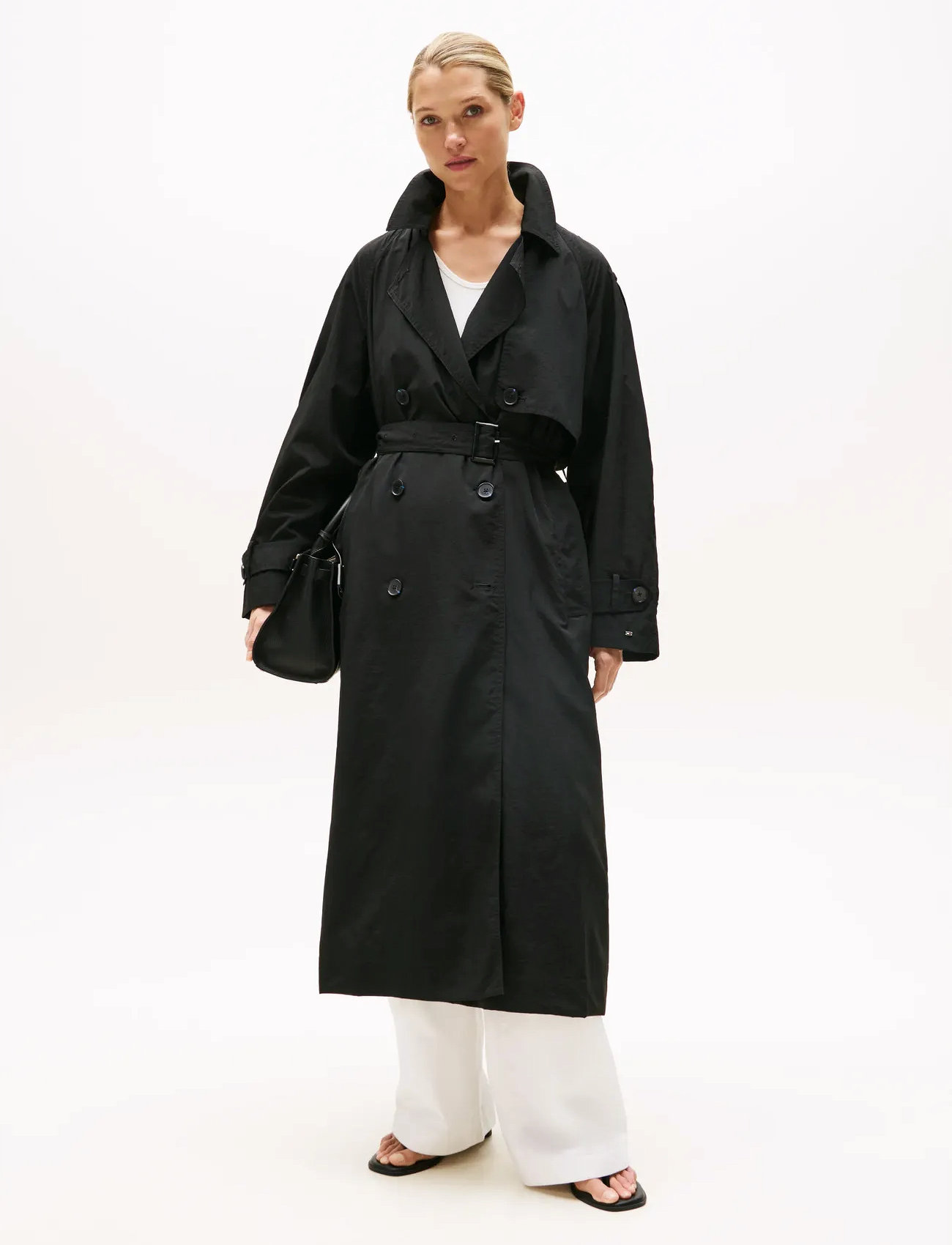 Tommy Hilfiger Lw Nylon Oversized Trench