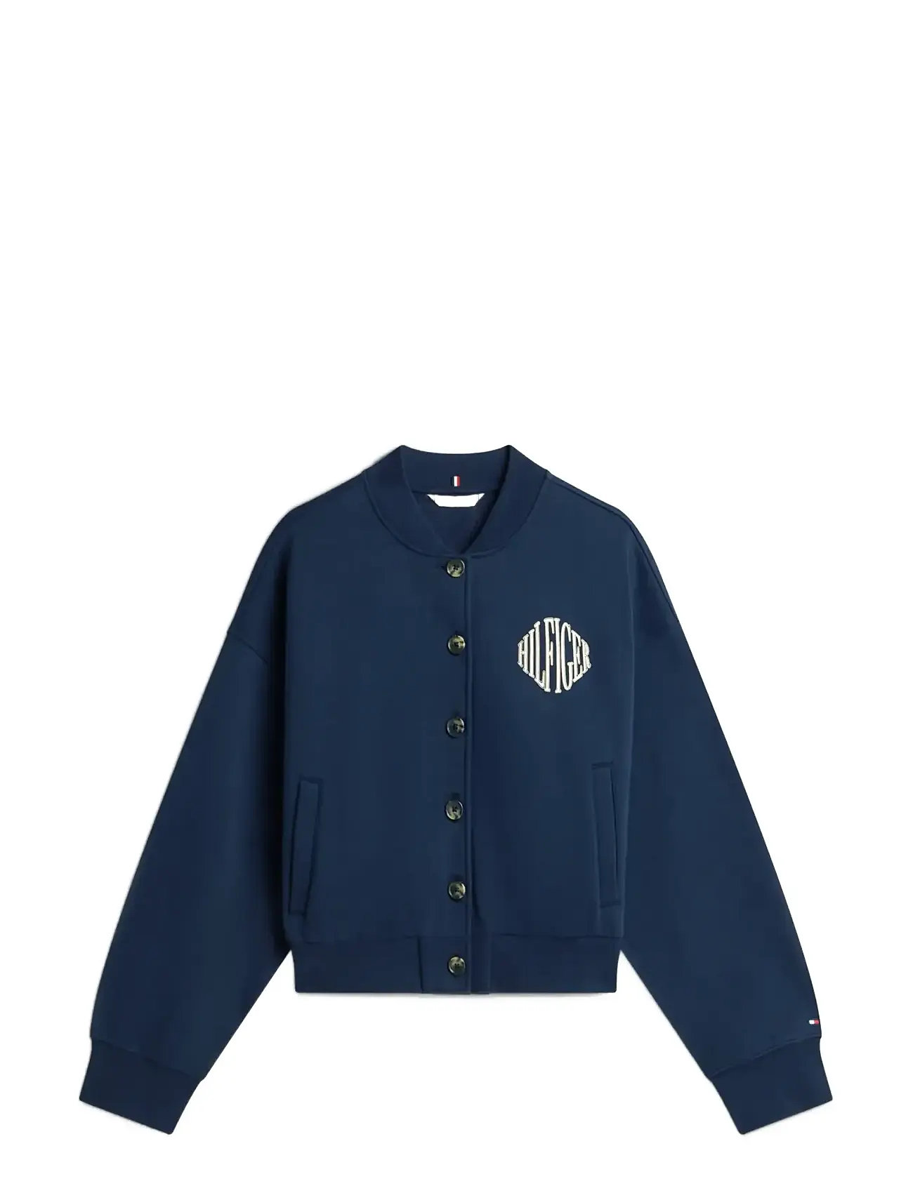 TOMMY HILFIGER Varsity Fleece Bomber Navy - M - Damen