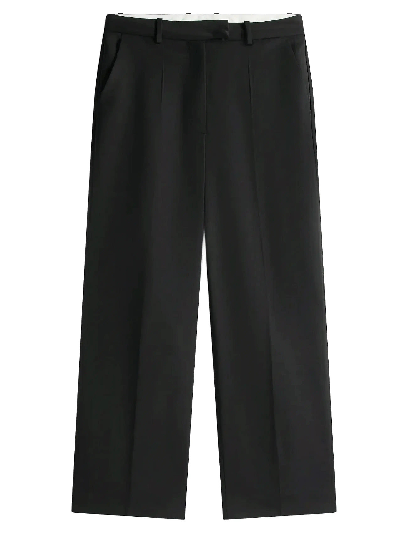 TOMMY HILFIGER Timeless Wolle Loose Strt Hose Schwarz - 38 - Damen