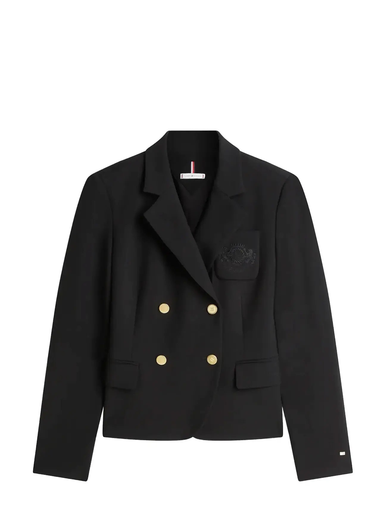 TOMMY HILFIGER Punto Slim Db Blazer Schwarz - 40 - Damen
