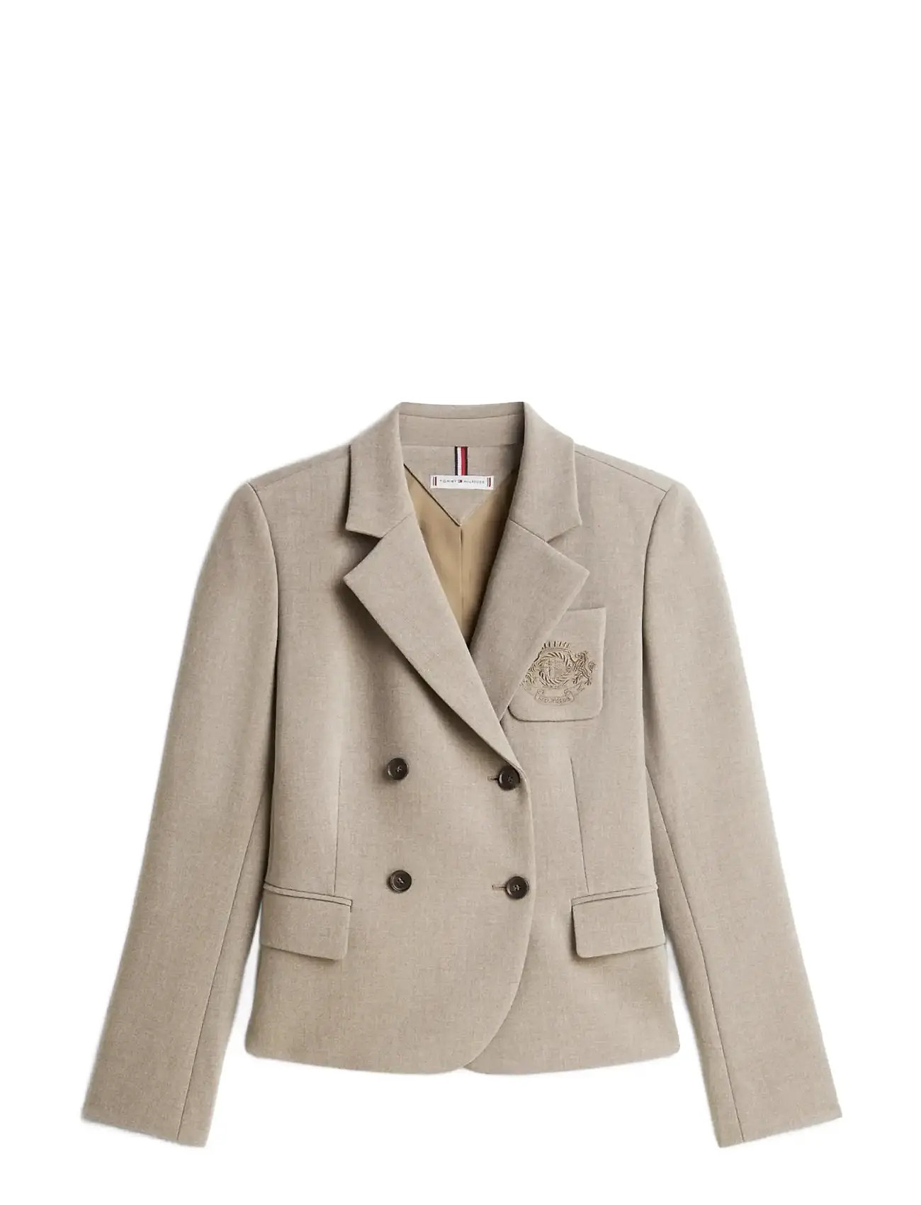 TOMMY HILFIGER Punto Slim Db Blazer Beige - 40 - Damen