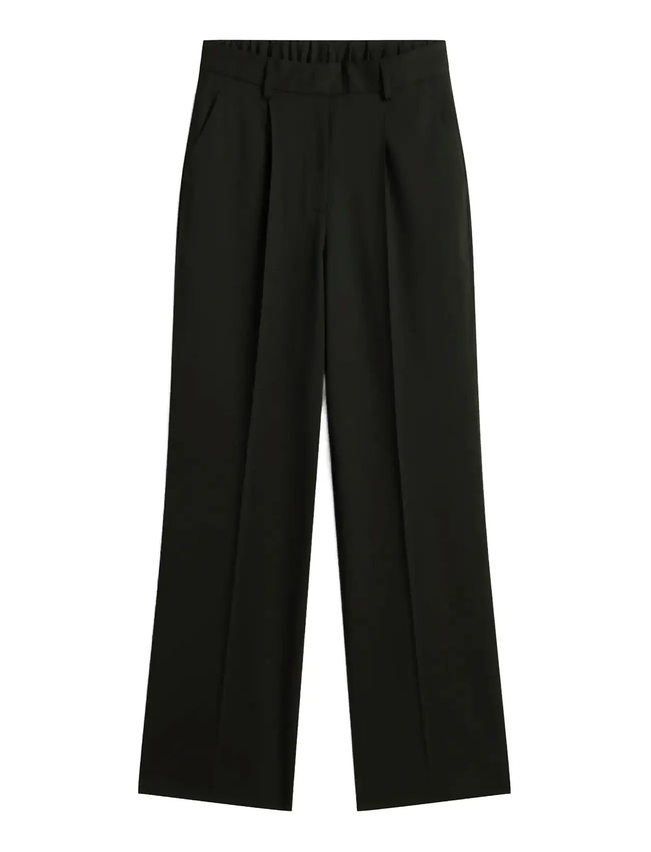 TOMMY HILFIGER Timeless Wolle Wide Bein Hose Schwarz - 38 - Damen
