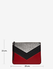 Tommy Hilfiger - CHEVRON TOMMY POUCH - clutches - peacoat / multi - 6