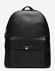 BUSINESS LEATHER BACKPACK - BLACK