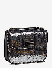 Tommy Hilfiger - TURN LOCK XOVER SQUI - crossbody bags - silver sequins - 2