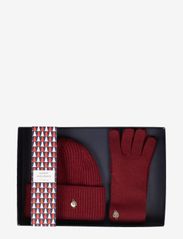 TH ELEVATED BEANIE GLOVES GP - ROUGE