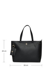 Tommy Hilfiger - TH SOFT TOTE - tote bags - black - 4