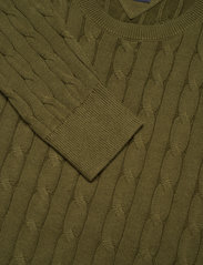Tommy Hilfiger - CLASSIC COTTON CABLE CREW NECK - knitted round necks - olivewood - 3