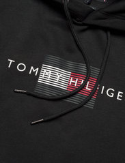Tommy Hilfiger - LINES HILFIGER HOODY - hoodies - black - 2