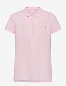 HERITAGE SHORT SLEEVE SLIM POLO - polo shirts - cradle pink