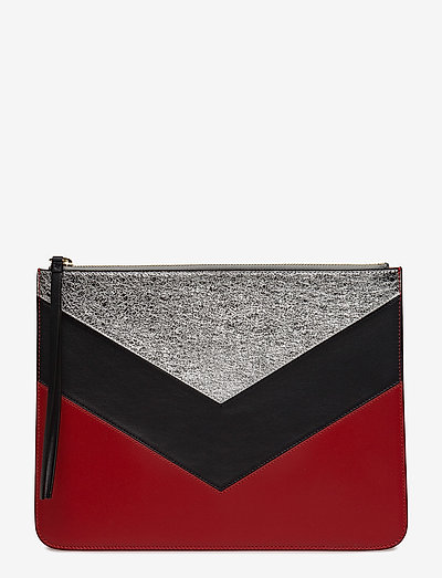 CHEVRON TOMMY POUCH - clutches - peacoat / multi