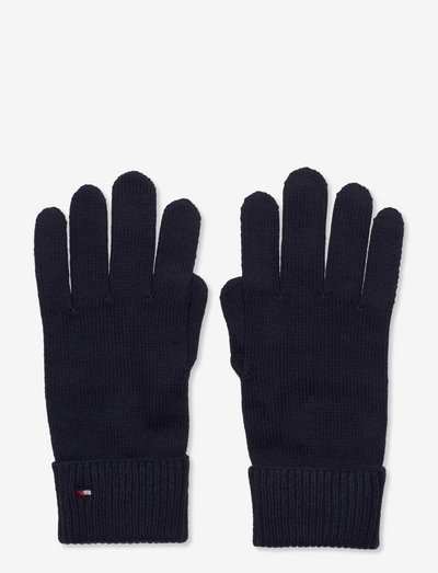 ESSENTIAL FLAG KNITTED GLOVES - accessories - space blue