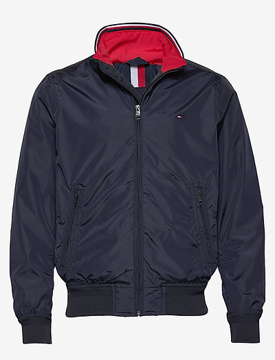 tommy hilfiger striped bomber jacket