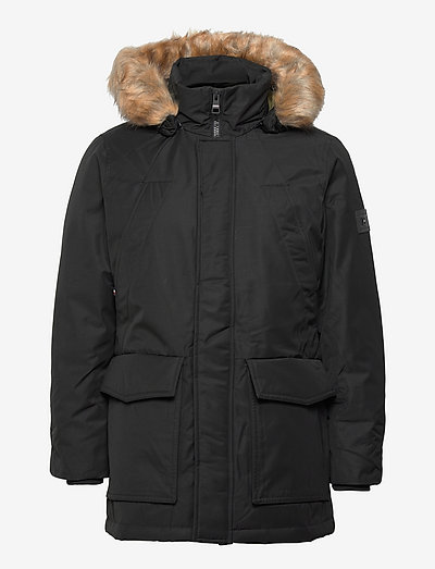 tommy hilfiger fur parka