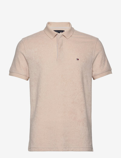 MICRO TOWELLING REGULAR POLO - short-sleeved polos - feather white