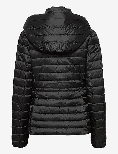 tommy hilfiger jade quilted long jacket