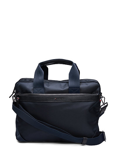 TOMMY HILFIGER Elevated Nylon Computer Bag Laptop-Tasche Tasche Blau TOMMY HILFIGER