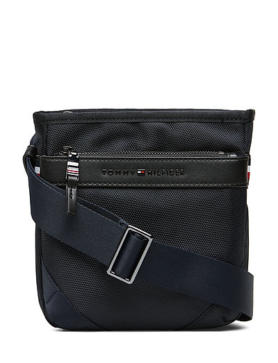 TOMMY HILFIGER Elevated Nylon Mini Schultertasche Tasche Schwarz TOMMY HILFIGER