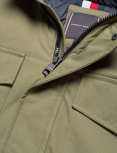 heavy canvas parka tommy hilfiger