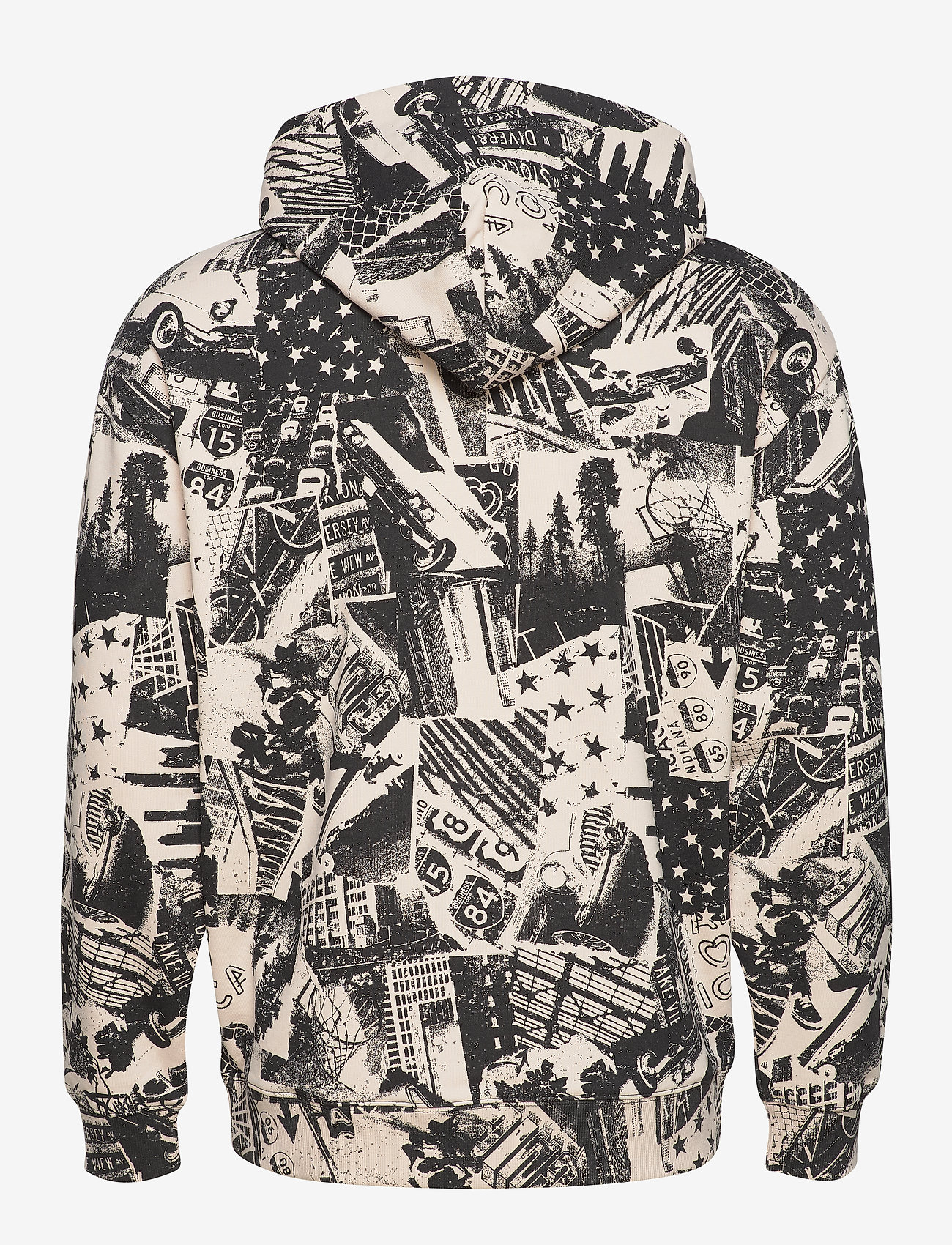 tommy hilfiger all over print hoodie