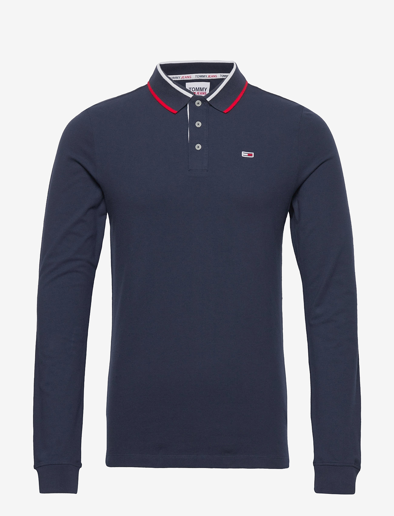 tommy jeans long sleeve polo