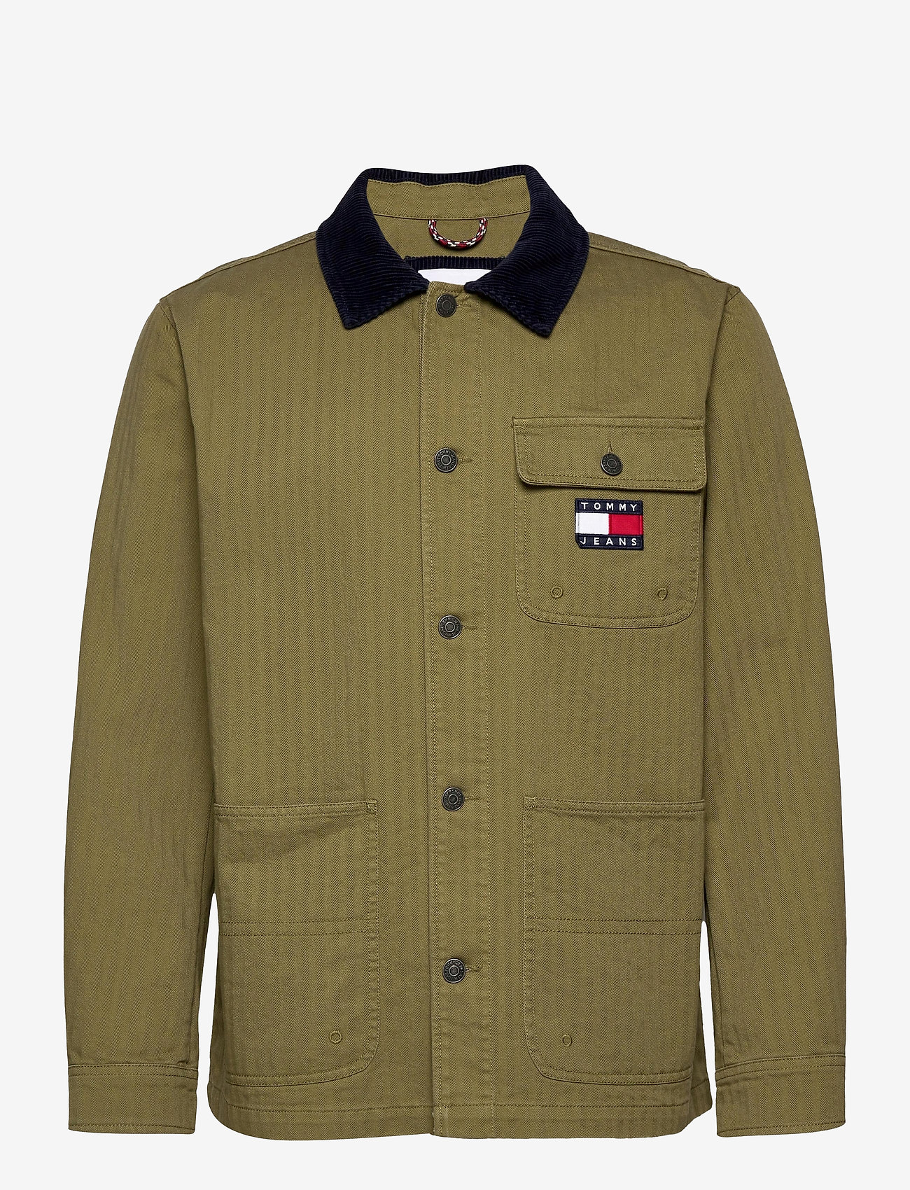 Tommy Jeans - TJM BADGE WORKER JACKET - kleding - uniform olive - 0