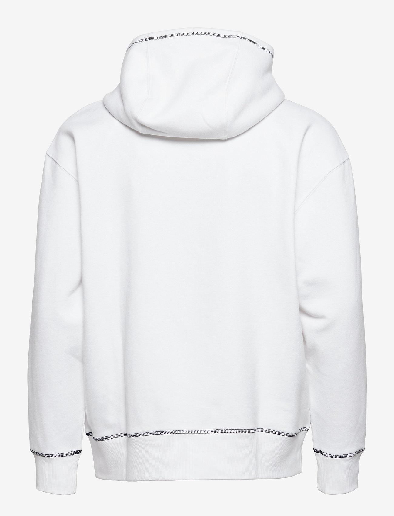 Tommy Jeans - TJM TINY TOMMY CIRCULAR HOODIE - hoodies - white - 1