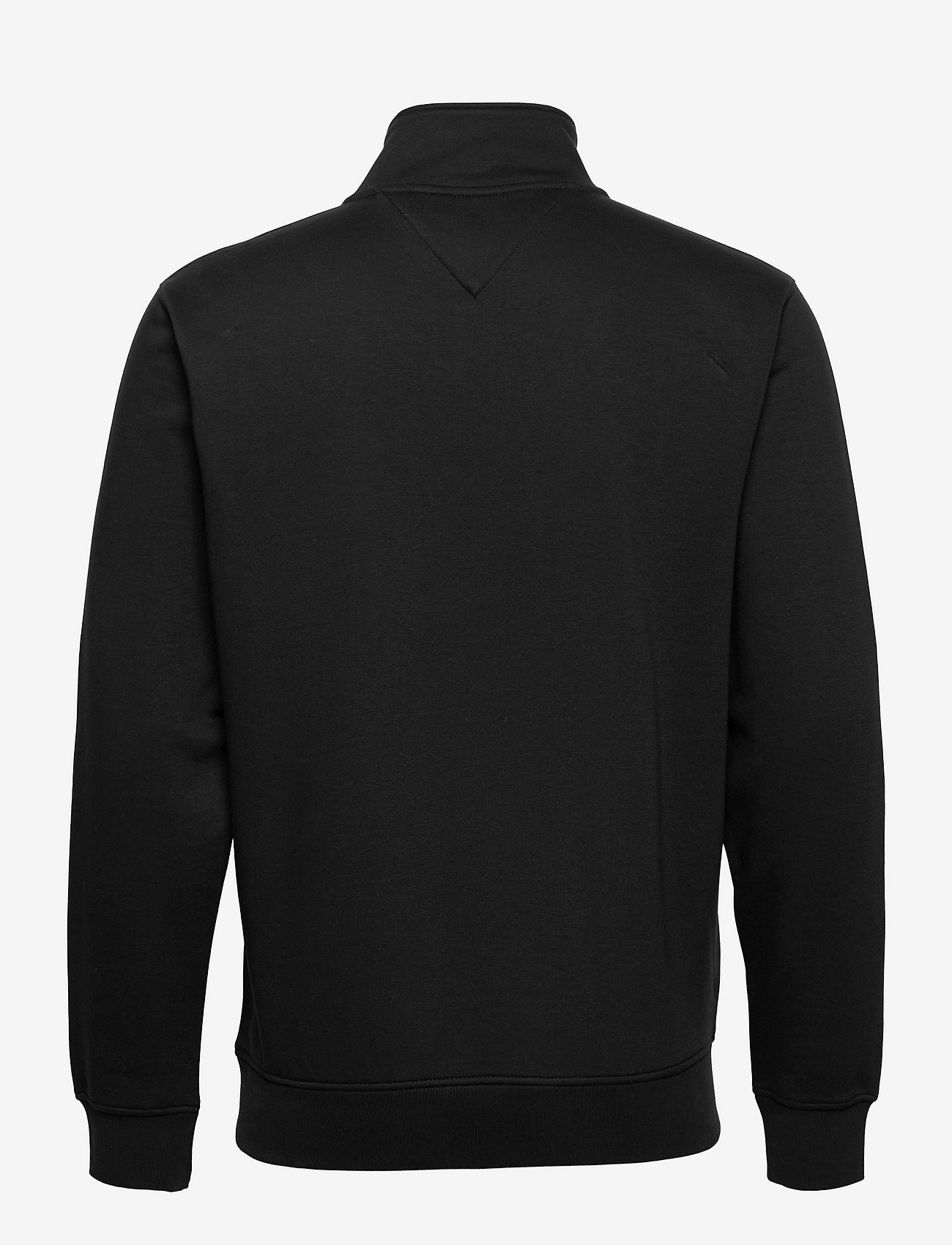 Tommy Jeans - TJM SOLID ZIP MOCK NECK - mid layer jackets - black - 1