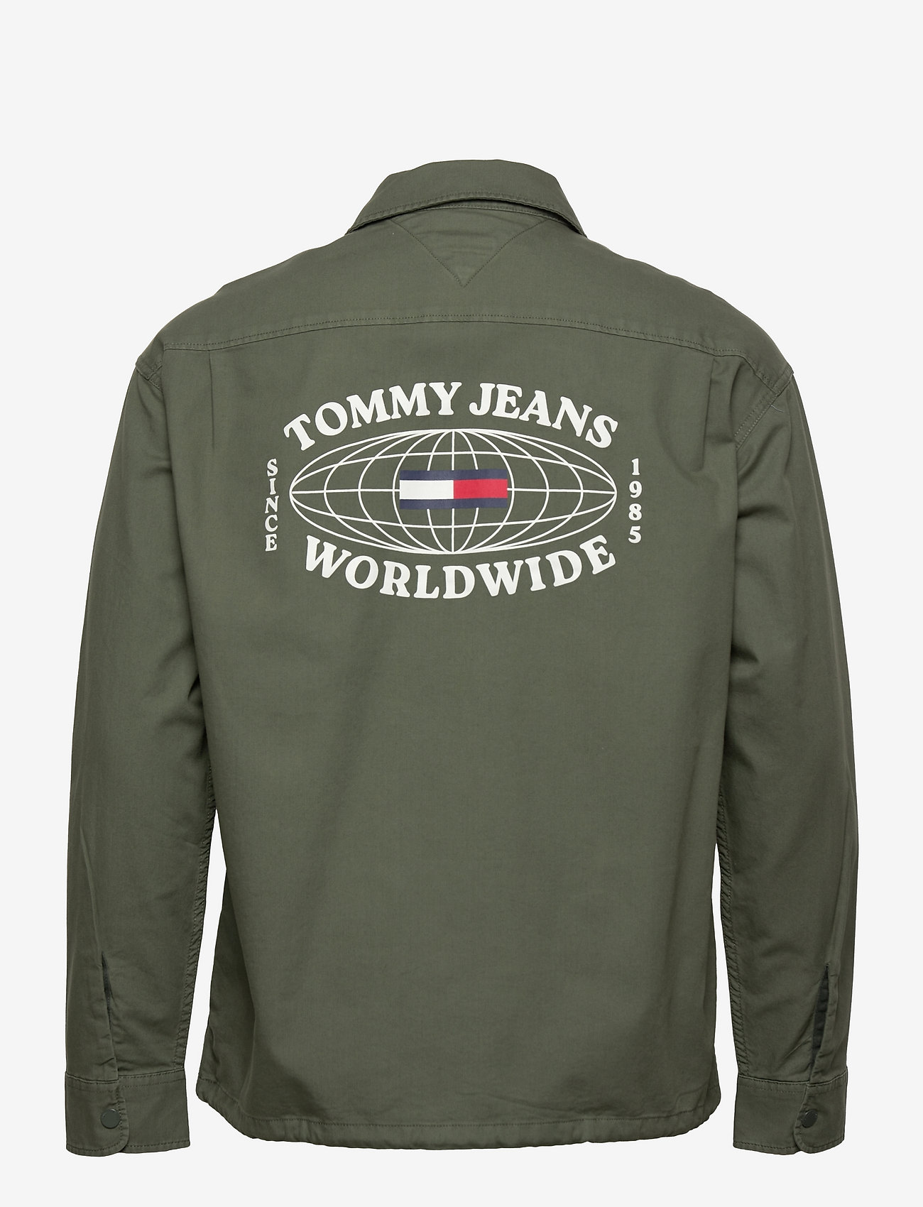 Tommy Jeans - TJM SPRING DOBBY COACH SHIRT - overshirts - avalon green - 1