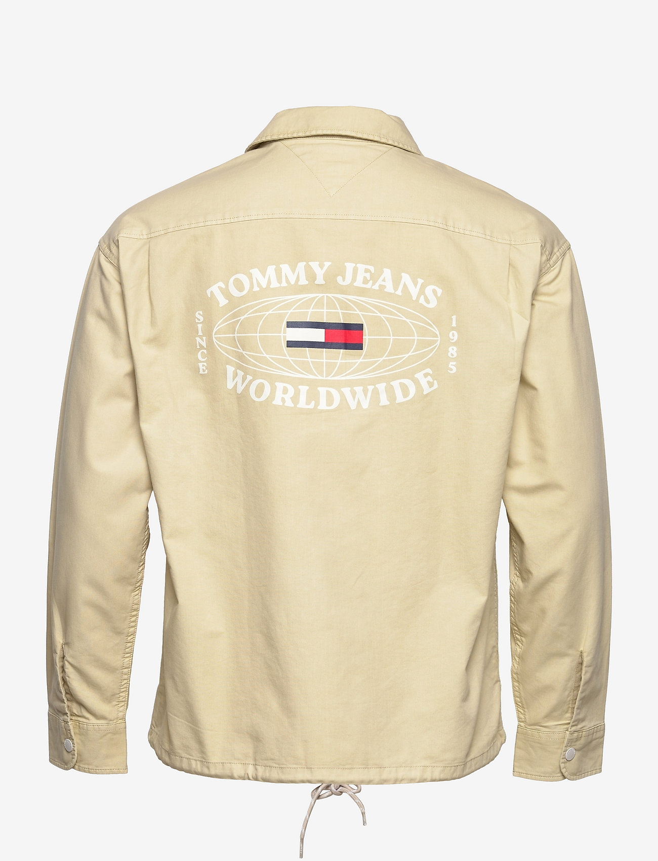 Tommy Jeans - TJM SPRING DOBBY COACH SHIRT - overshirts - savannah sand - 1