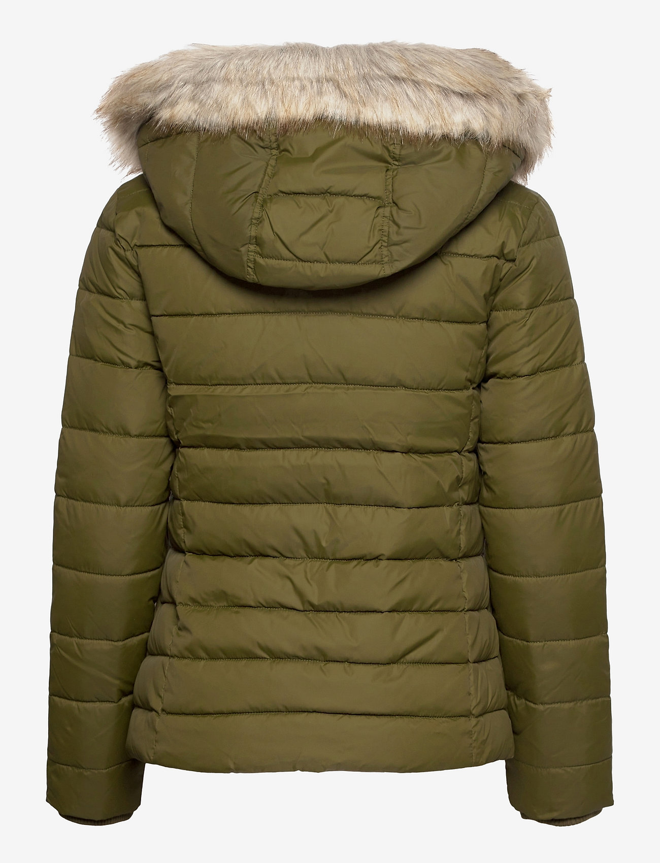 Tommy Jeans - TJW ESSENTIAL HOODED JACKET - winter jackets - northwood olive - 1
