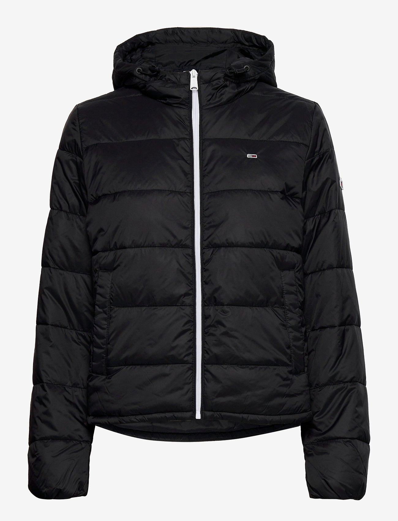 tommy jeans parka black