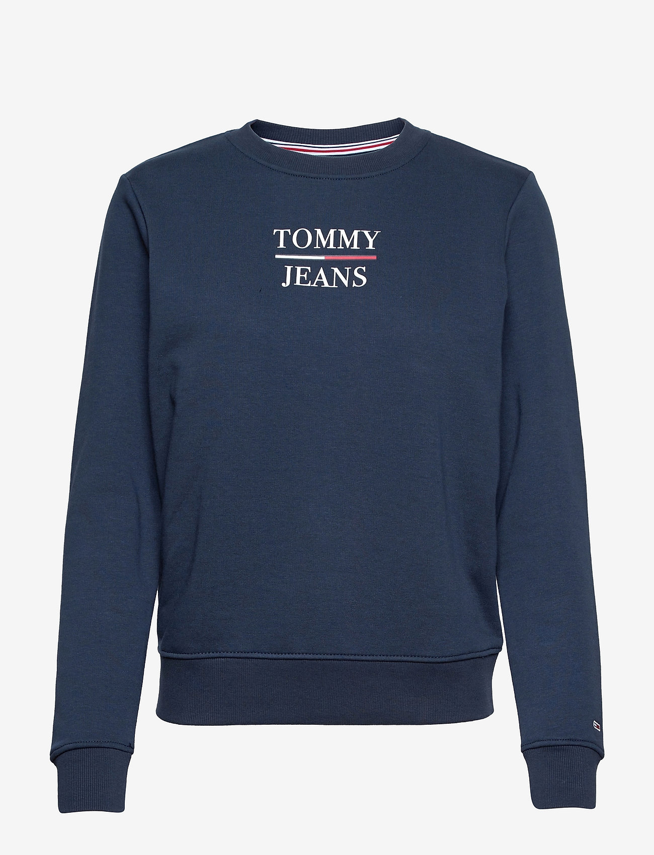 Tommy Jeans - TJW SLIM TERRY LOGO SWEATSHIRT - sweatshirts en hoodies - twilight navy - 0