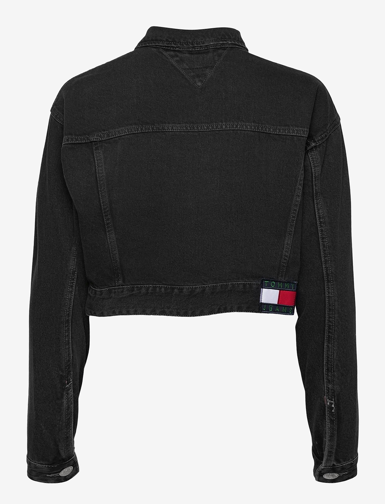 tommy cropped trucker jacket