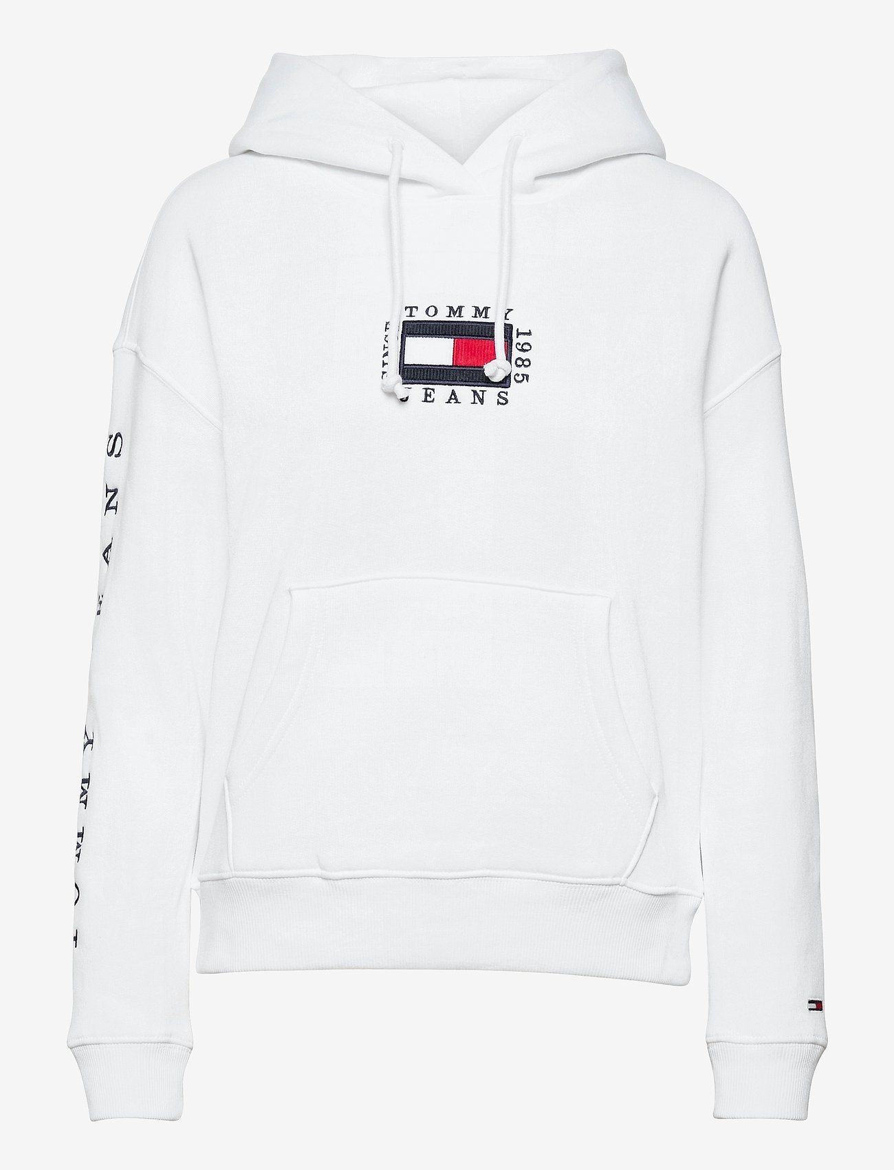 tommy hoodie white