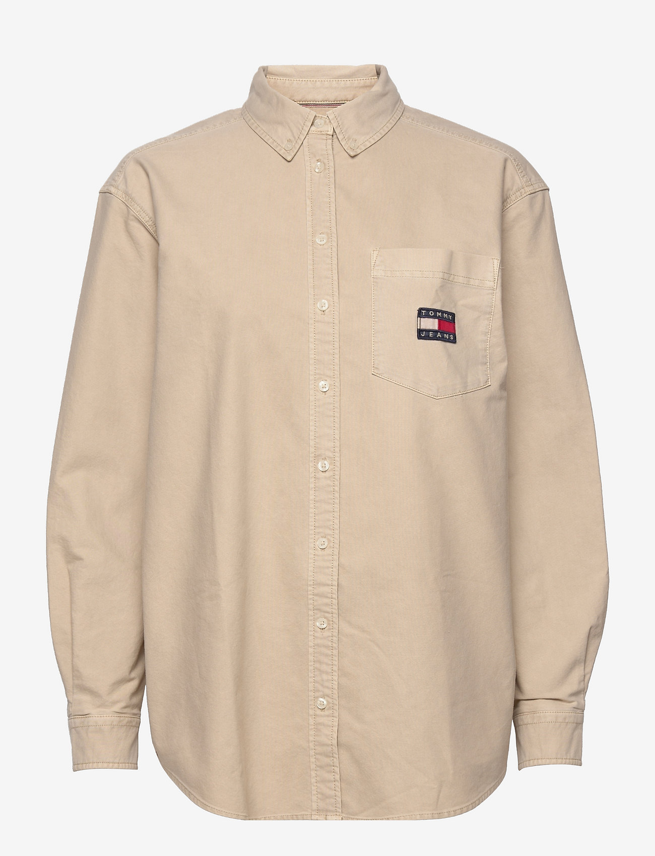 Tommy Jeans Tjw Badge Boyfriend Shirt - Overshirts | Boozt.com