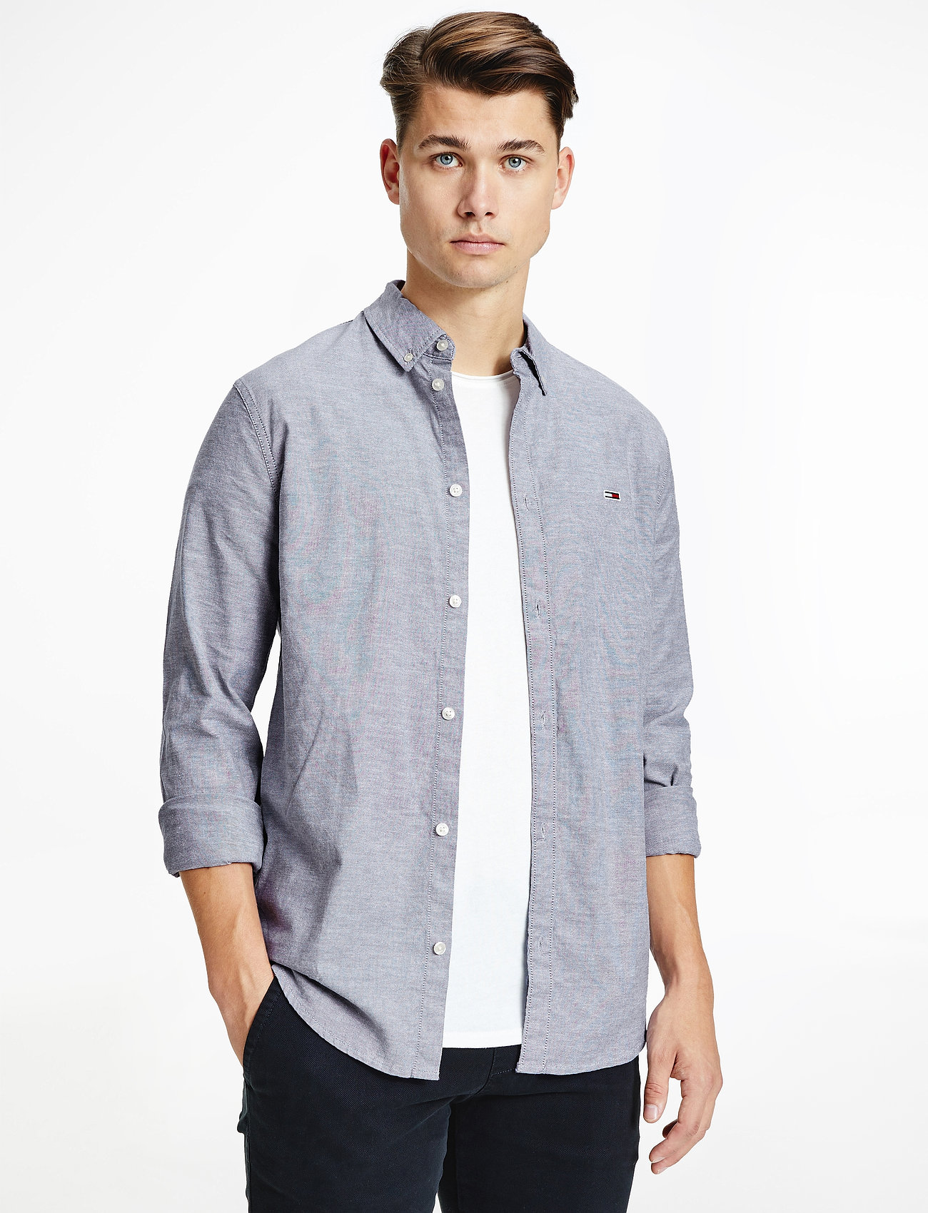 tommy jeans grey shirt