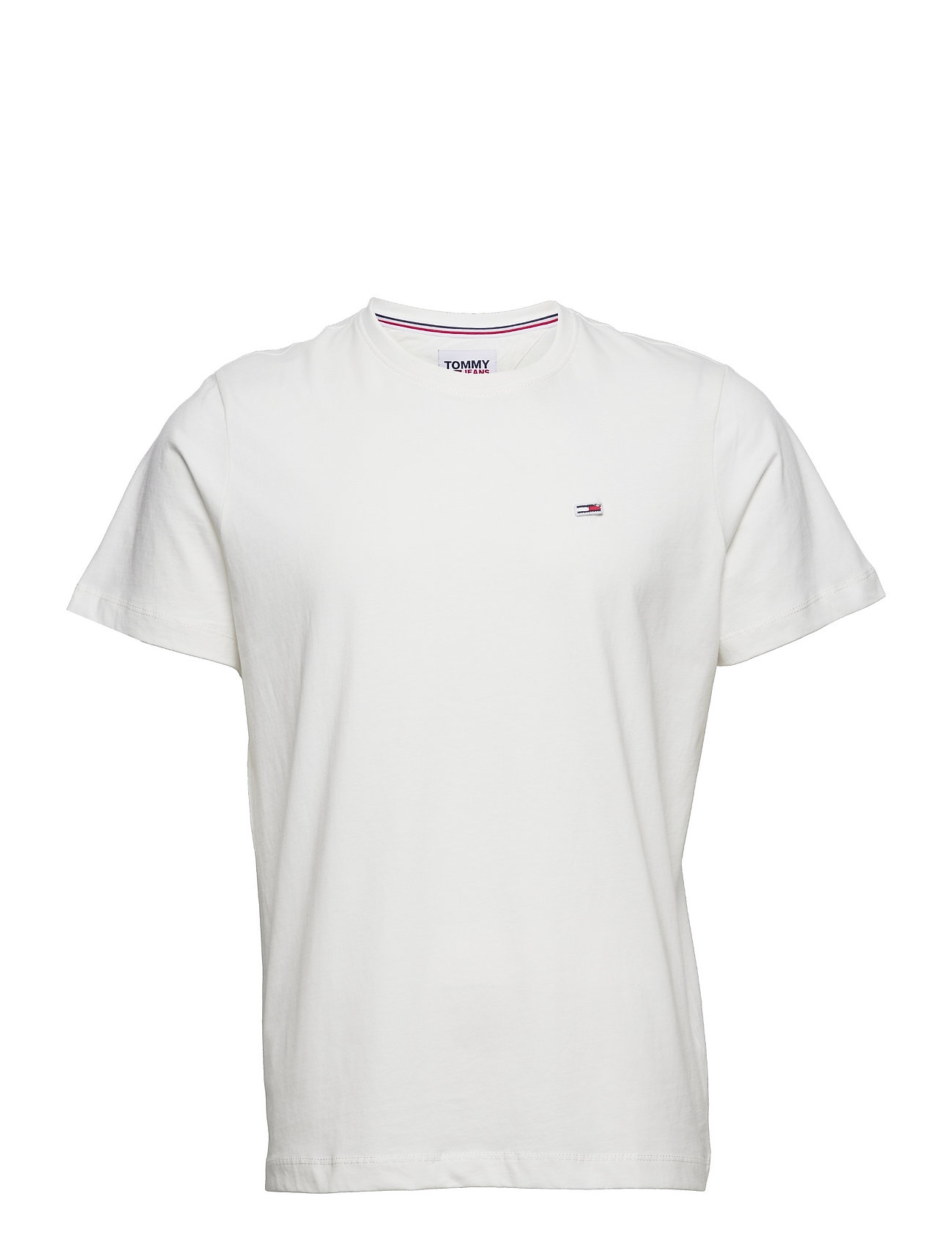 Tjm Classic Jersey C Neck T-shirts Short-sleeved Vit Tommy Jeans
