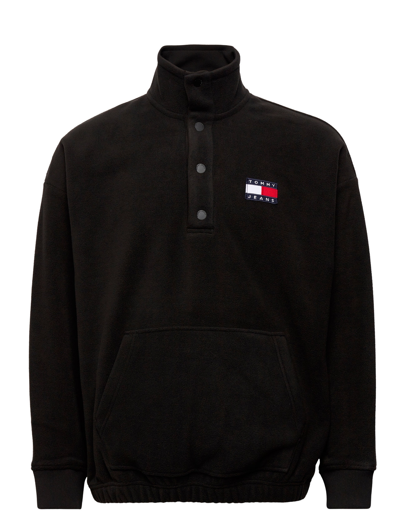 Tommy jeans badge best sale half zip polar fleece