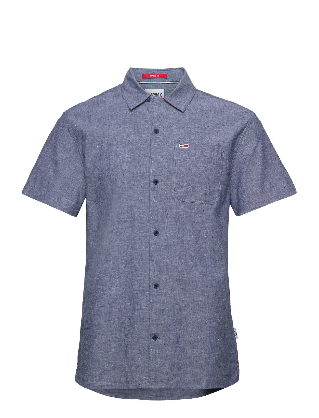 Tommy Jeans Tjm Clsc Short-Sleeved Shirt Linen Camp 