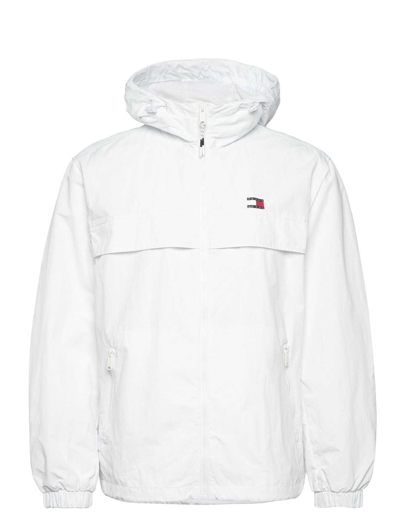 Tommy deals white windbreaker