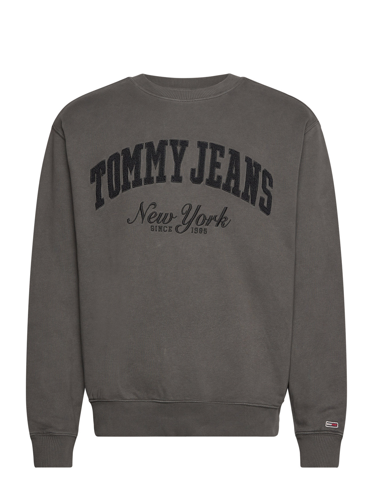 Tommy Jeans Tjm Rlx Vintage Varsity Crew Grå