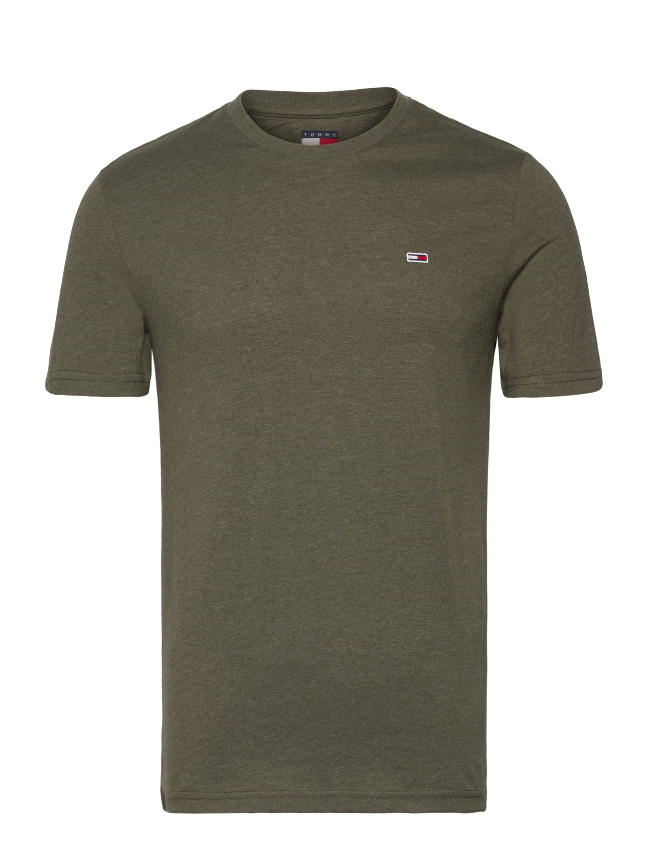 Tjm Xslim Jaspe Htr Tee Ext Green Tommy Jeans