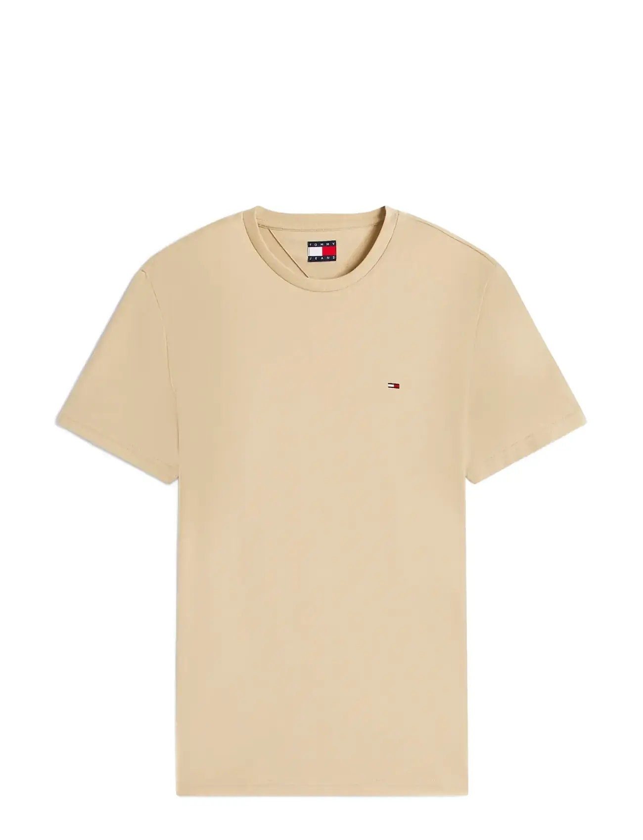 TOMMY JEANS Tjm Xslim Jaspe Htr Tee Ext Beige - L - Herren